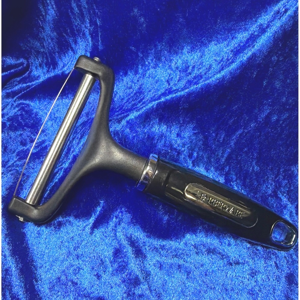 Farberware Professional Wire Cheese Slicer Handheld Black Stainless Steel Modern
